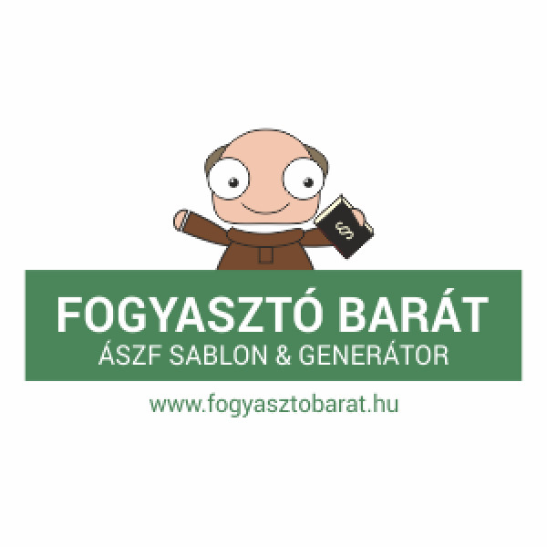 Fogyasztóbarát ASZF Fogyasztóbarát ASZF