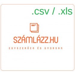 Szamlazz.hu-ba betölthető rendelés import .xlsx generálás